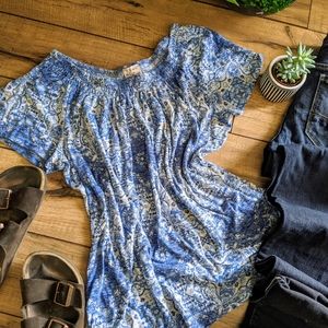Blue Summer Top